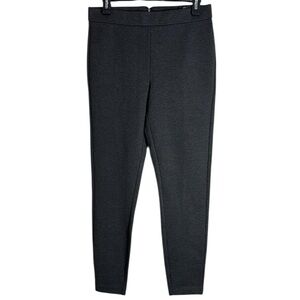 J Crew Any Day Pixie Pant Ponte Stretch Heather Gray Charcoal Slim size M